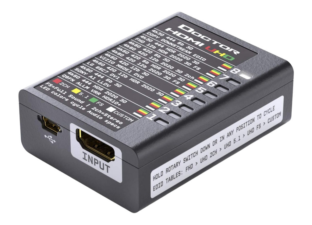 HDfury Dr HDMI 4K, en 18Gbps EDID-manager og HDMI-emulator på størrelse med en tændstikæske