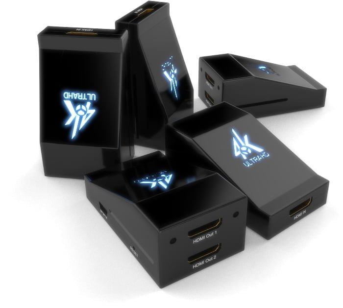 HDfury Splitter 4K UHD - HDMI-splitter med 1 indgang og 2 udgange