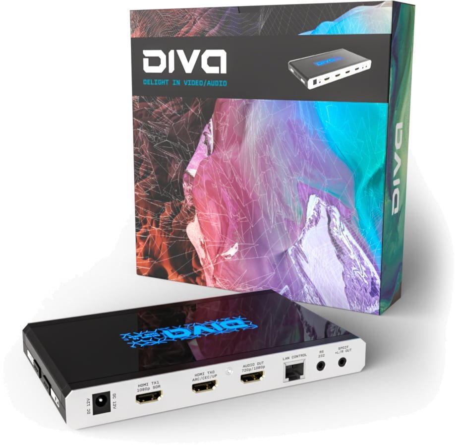 HDfury Diva 4K 18Gbps HDMI-matrix og lydudtrækker