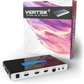 HDfury Vertex 2 sammen med emballagen